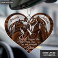Printfamily M40 Horse Couple God Blessed Personalized Ornament