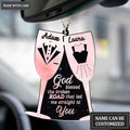 Printfamily M41 Wedding Anniversary God Blessed Personalized Couple Ornament