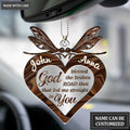 Printfamily M46 Dragonfly Couple God Blessed Personalized Ornament