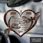 Printfamily M48 Dragonfly Couple God Blessed Personalized Ornament