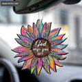 Colorful Oil Sunflower Gods Say You Are Ornament
