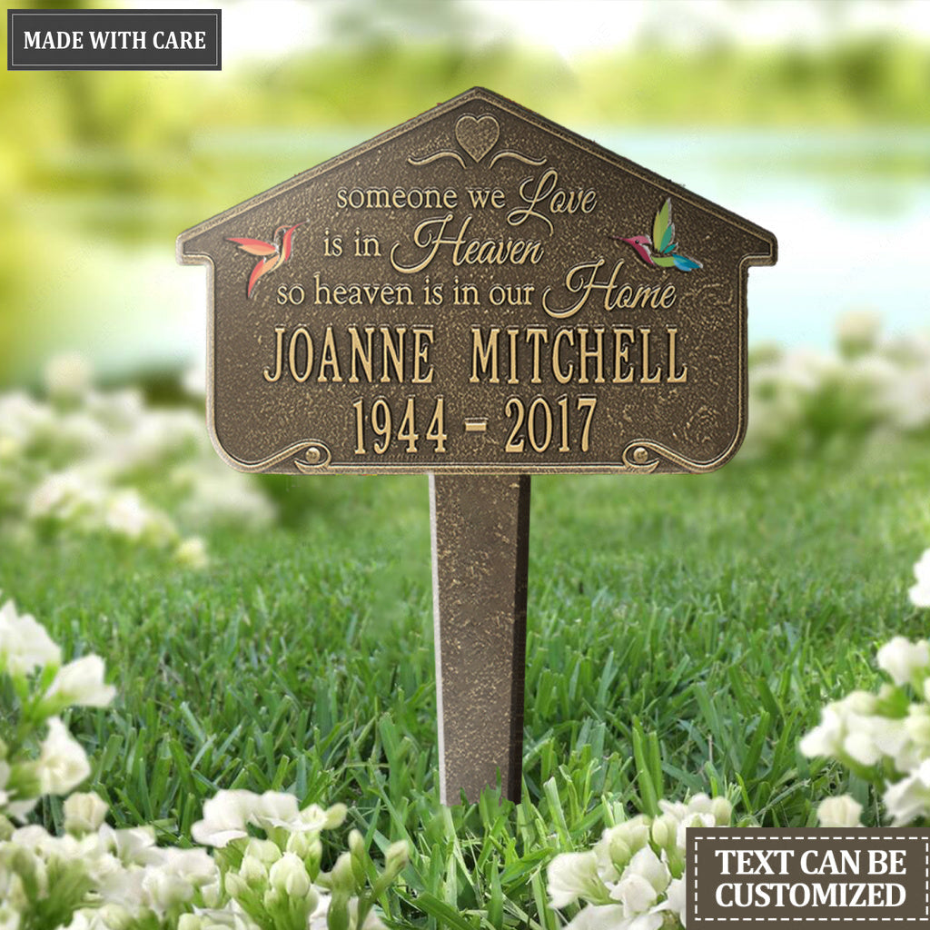 Heaven Is In Our Home Personalized Memorial Plaque