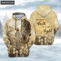 Cross Jesus Flower Walk By Faith Not By Sight Hoodie