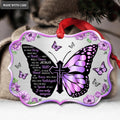 Butterfly Surrounded By The Glory Aluminum Ornament