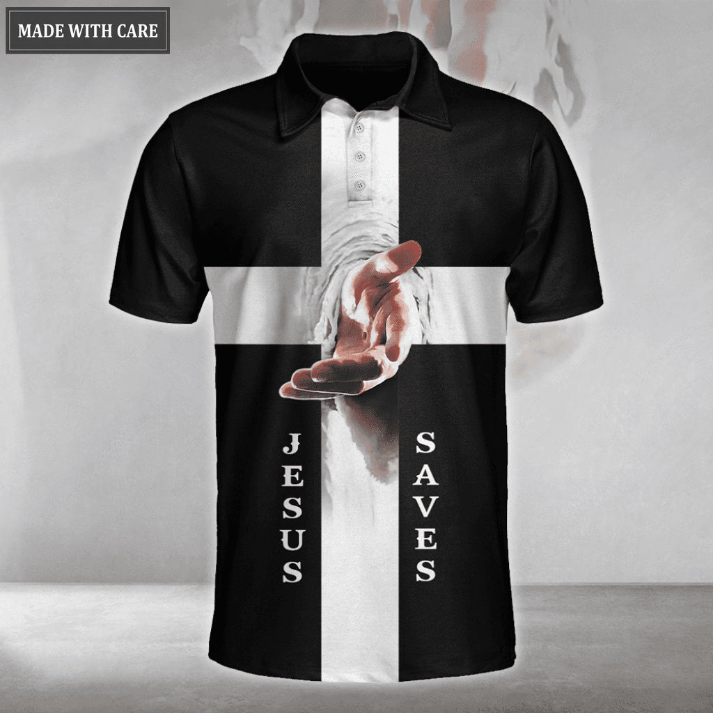 Jesus Saves Polo Shirt