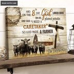 Personalized Serve The Lord Rugged Cross Wall Art