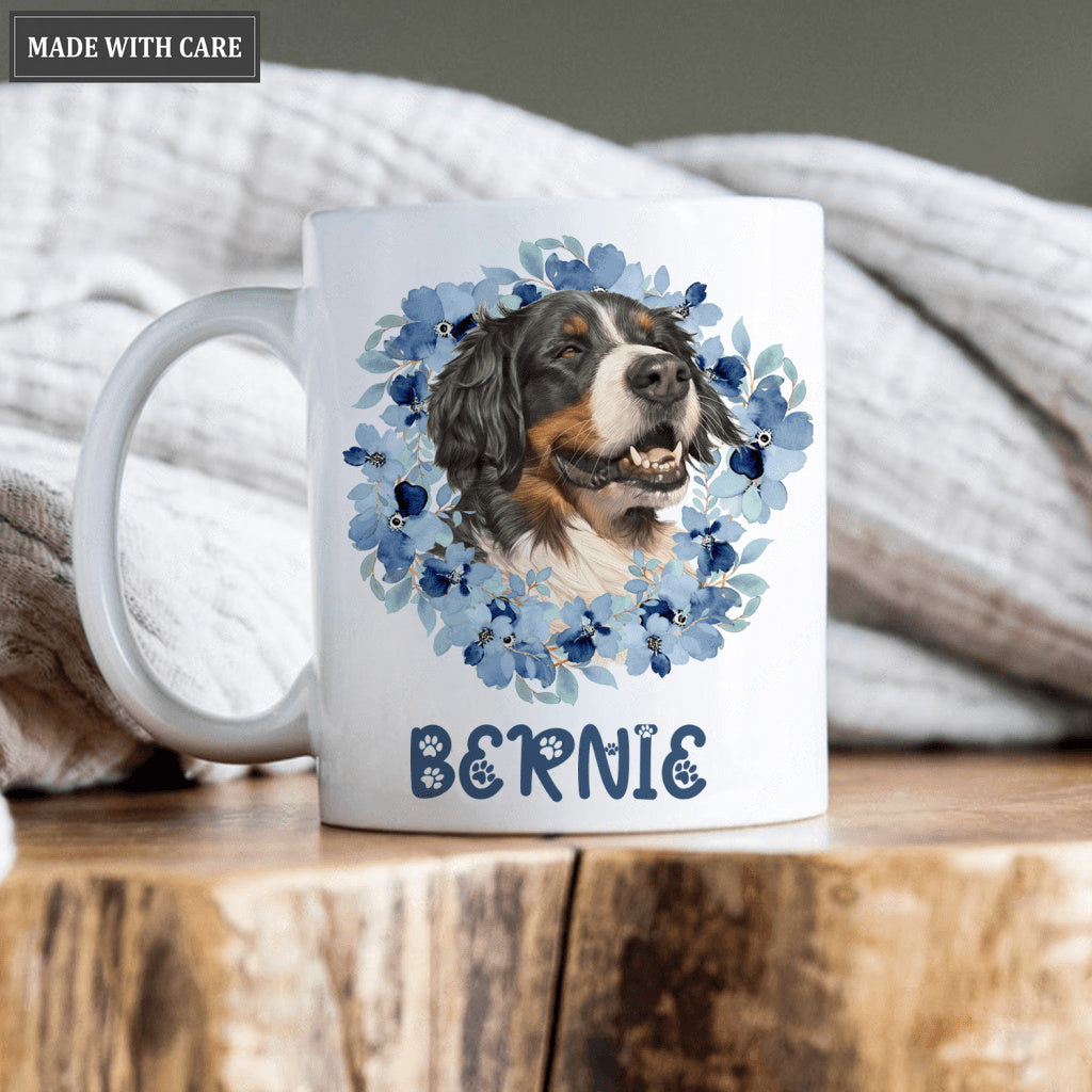 Colored Pencil Pet Portraits Pet Mug From Photo - Personalized Custom Mug