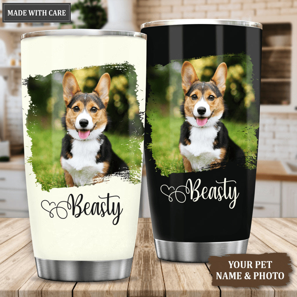 Custom Pet Photo Tumbler - Personalized Custom Tumbler