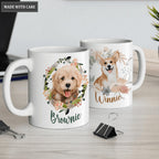 Masterpiece Floral Pet Mug From Photo - Personalized Custom Mug