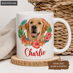 Masterpiece Floral Pet Mug From Photo - Personalized Custom Mug