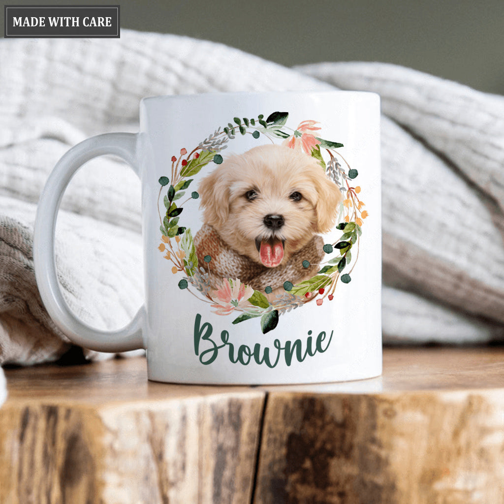 Masterpiece Floral Pet Mug From Photo - Personalized Custom Mug