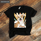 Vintage Shirt Custom Pet Portrait For Pet Owner - Personalized Custom Unisex T-Shirt