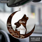 Printfamily M50 Wolf Couple God Blessed Personalized Ornament