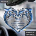 Printfamily M57 Dolphin Couple God Blessed Personalized Ornament