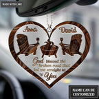 Printfamily M59 Camping God Blessed Personalized Couple Ornament