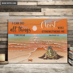 Sunset Turtle Do All Things Wall Art