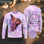 Jesus On Cross Way Maker My God Wool Sweatshirt