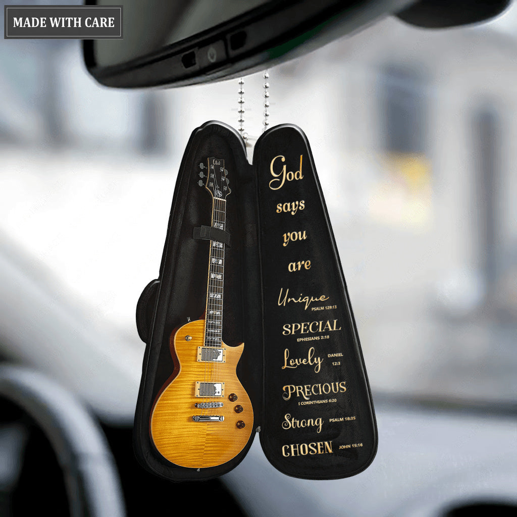 Guitar Bass Bag God Says You Are Ornament