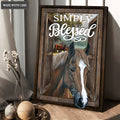 SImply Blessed Horse Wall Art