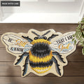 Be Still And Know That I Am God Bee Shaped Luxurious Doormat