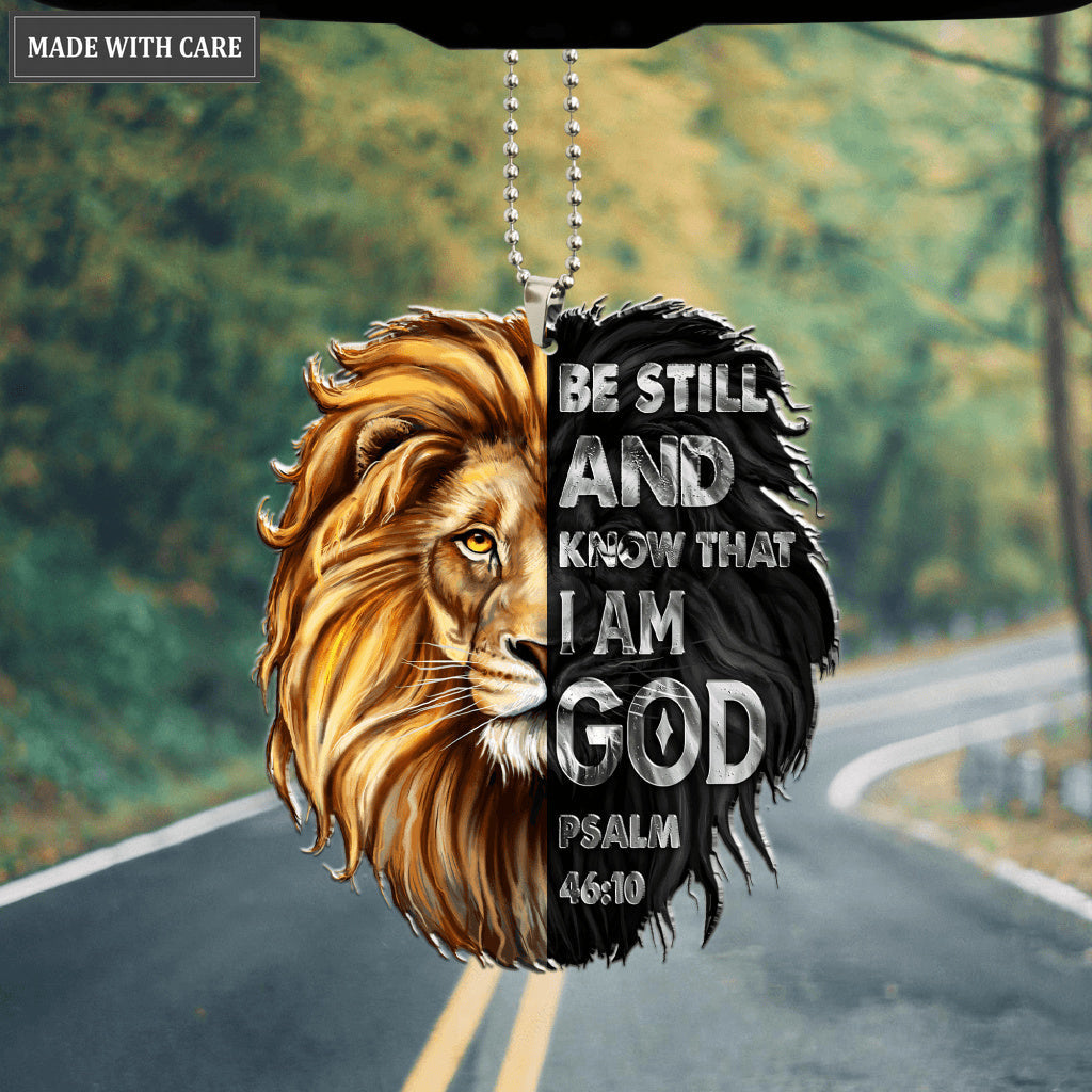 Lion Be Still Car Hanging Ornament