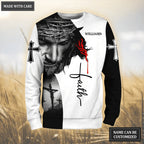 Faith Jesus Lion A Child Of God Personalized Hoodie