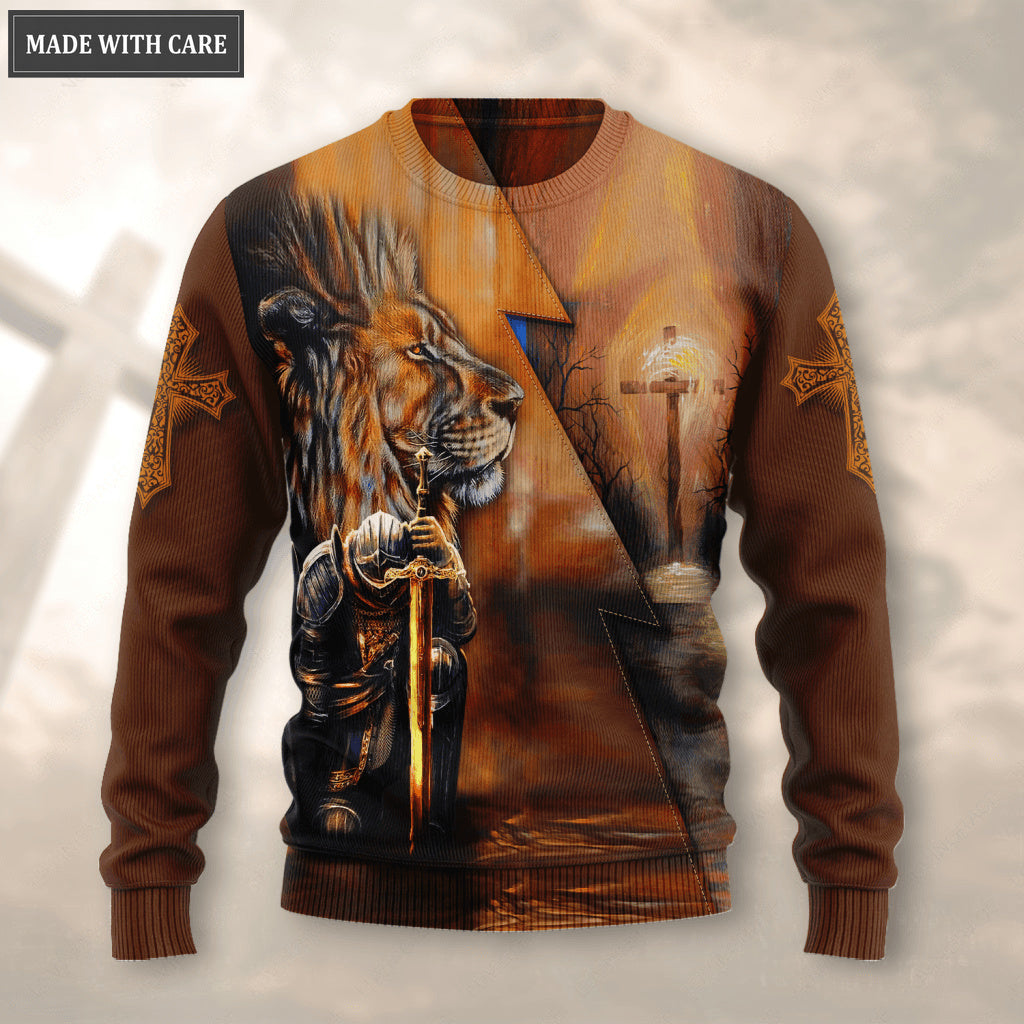 Lion Warrior As Strong As I Am Wool Sweatshirt