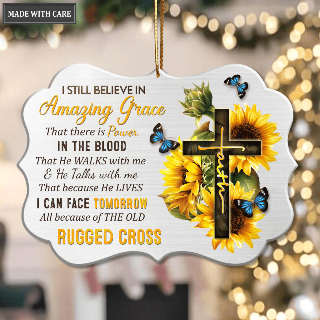 Sunflower I Can Face Tomorrow Ornament