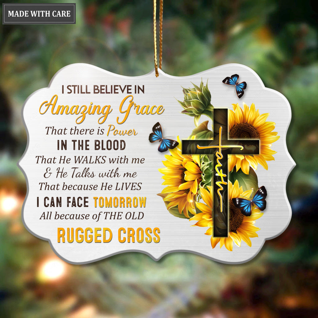 Sunflower I Can Face Tomorrow Ornament