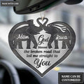 Printfamily M64 Elephant Couple God Blessed Personalized Ornament
