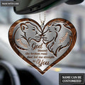 Printfamily M65 Lion Couple God Blessed Personalized Ornament