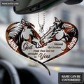 Printfamily M68 Horse Couple God Blessed Personalized Ornament