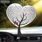 Song Lyrics Tree God Blessed Ornament