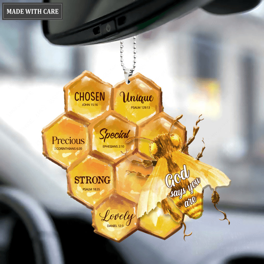 Honeycomb You Are Chosen Ornament