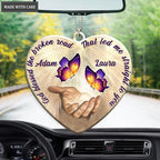 God Blessed Butterfly Couple Personalized Ornament