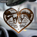 Printfamily M76 Horse Couple God Blessed Personalized Ornament
