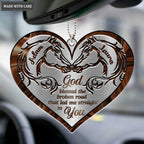 Printfamily M79 Horse Couple God Blessed Personalized Ornament
