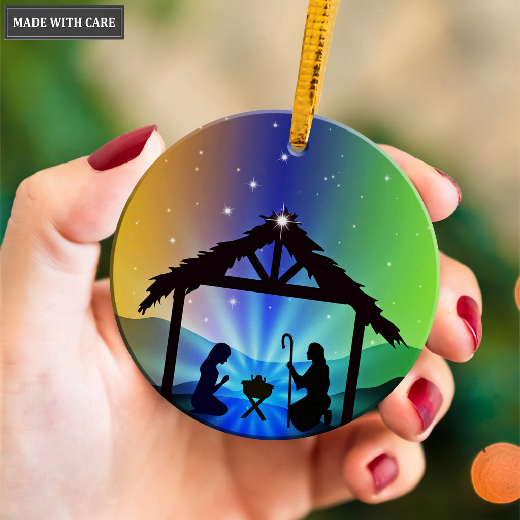 First Christmas Nativity Scene Ornament