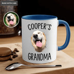 Custom Dog Grandma/Grandpa gift - Personalized Custom Mug