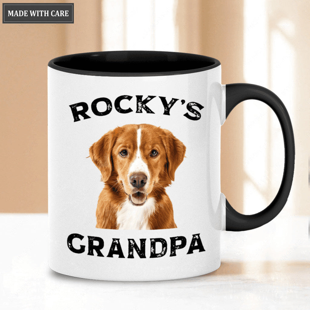 Custom Dog Grandma/Grandpa gift - Personalized Custom Mug