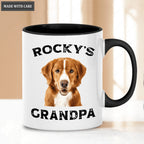 Custom Dog Grandma/Grandpa gift - Personalized Custom Mug