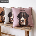 Custom Pet Pillow Using Pet Photo and Name Custom Cat Dog Pillow - Personalized Custom Pillows Cases