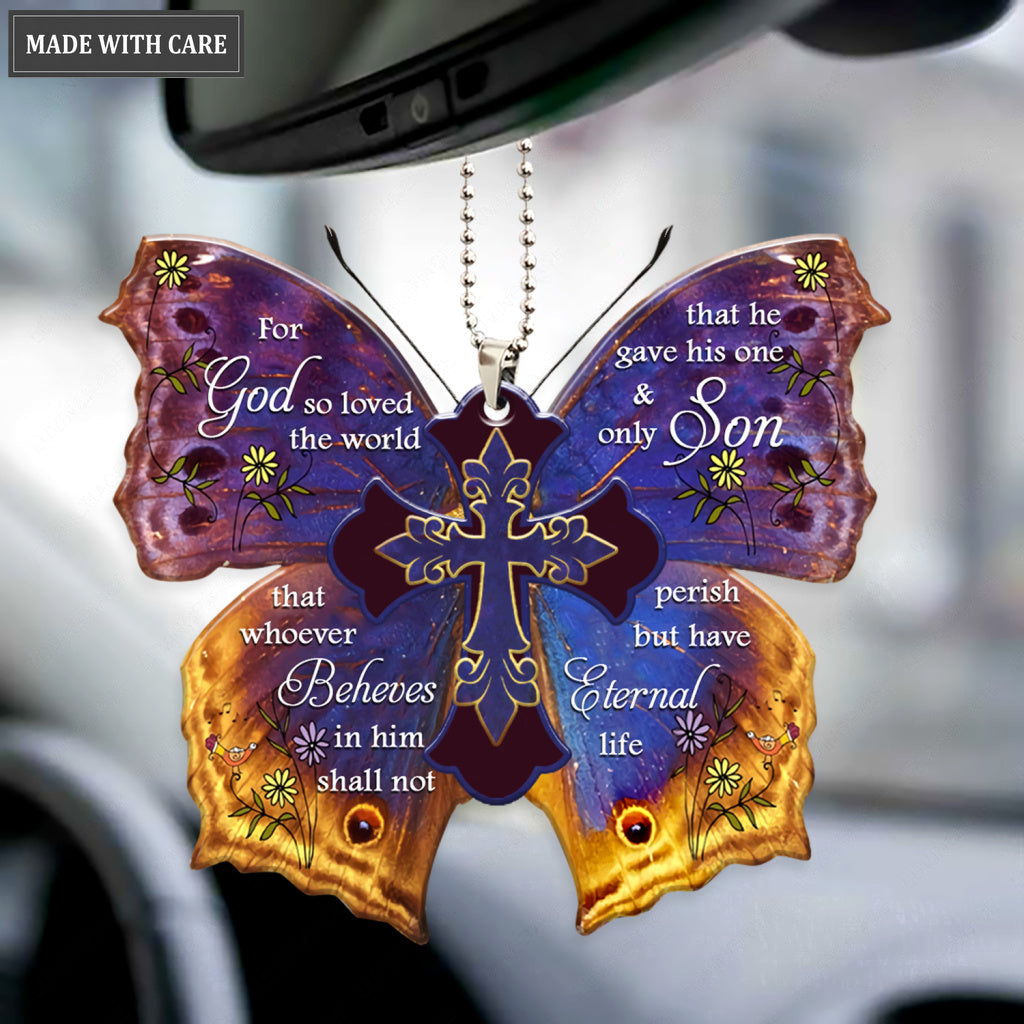 God so loved the world Ornament