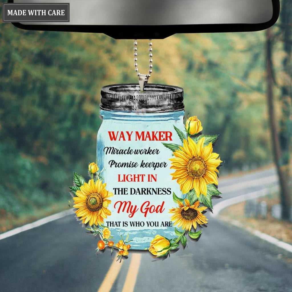 Sunflower Jar Way Maker Ornament