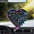 Hologram Heart Wings Surrounded By Glory Ornament