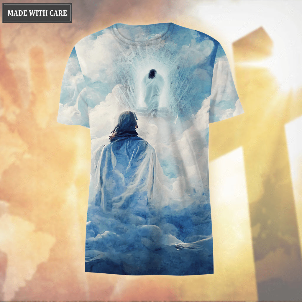Blue Christ Way Maker Miracle Worker Hoodie