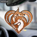 Printfamily M83 Fox Couple God Blessed Personalized Ornament