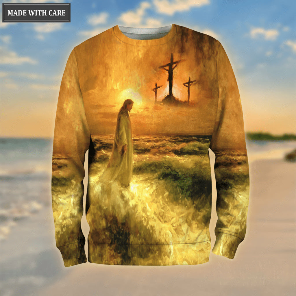 Cross Jesus Walk By Faith Not By Sight Hoodie