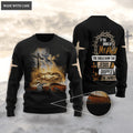 Jesus Cross Bible Crown Of Thorns Wool Sweatshirt