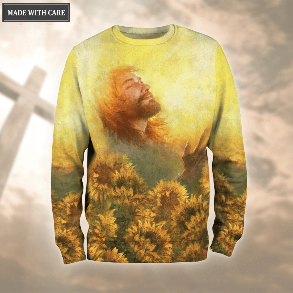 Jesus Sunflower Trust In God Hoodie